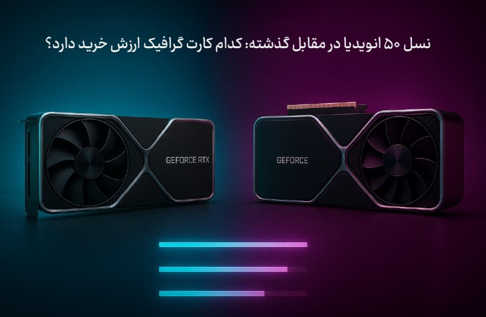 review and comparison of nvidia 50 series graphics cards with previous generations